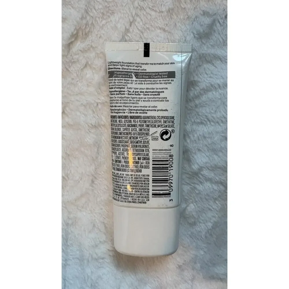 Almay Ageless Smart Shade Foundation 800 Deep Oil-Free Fragrance-Free 1 oz
